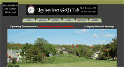 Desktop Screenshot of louisquissetgolfclub.com